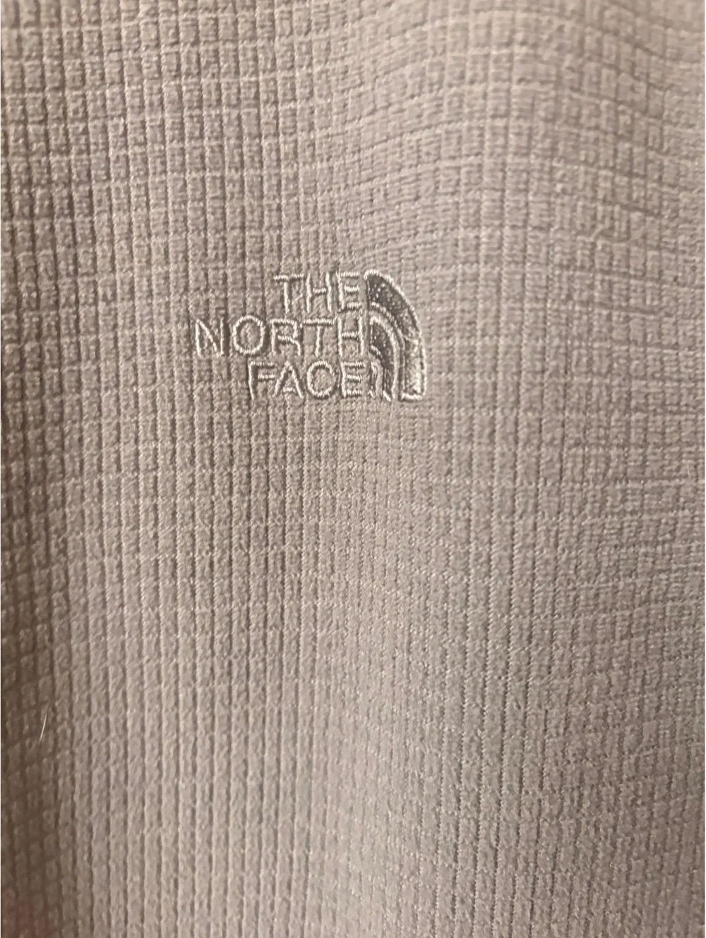 The North Face Men's Gray Half-Zip Fleece Pullover Medium